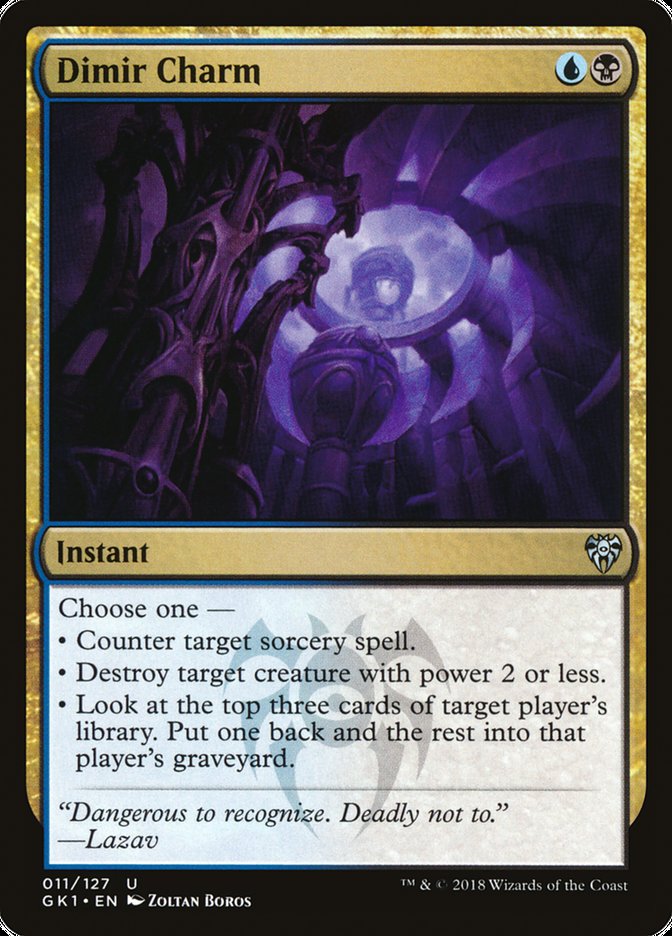 Dimir Charm [Guilds of Ravnica Guild Kit] Magic: The Gathering