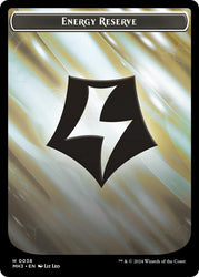 Angel // Energy Reverse Double-Sided Token [Modern Horizons 3 Tokens] Magic: The Gathering