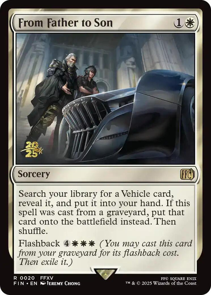 From Father to Son [FINAL FANTASY Prerelease Promo] Magic: The Gathering