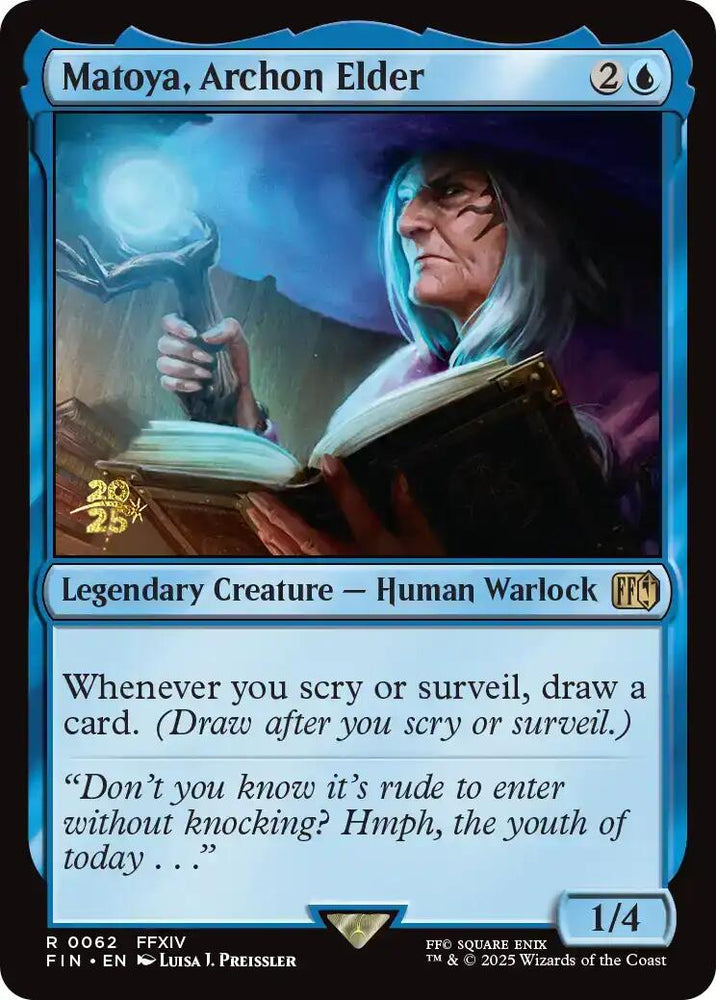 Matoya, Archon Elder [FINAL FANTASY Prerelease Promo] Magic: The Gathering