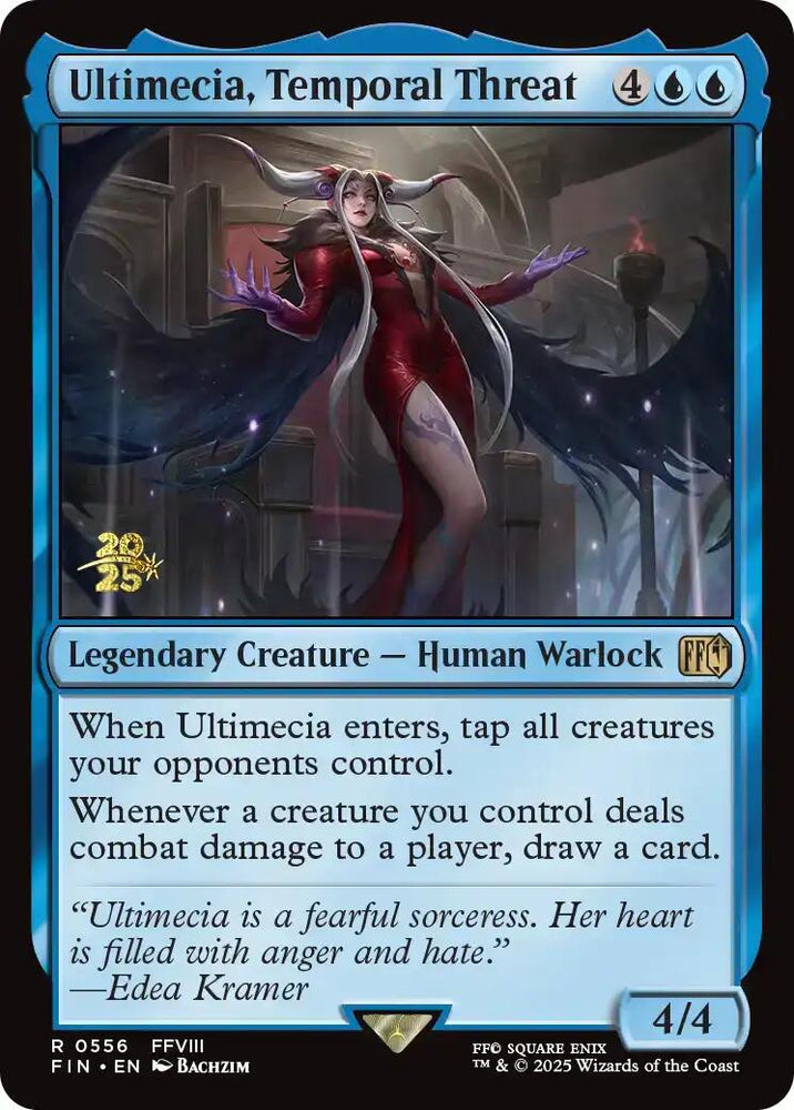 Ultimecia, Temporal Threat [FINAL FANTASY Prerelease Promo] Magic: The Gathering
