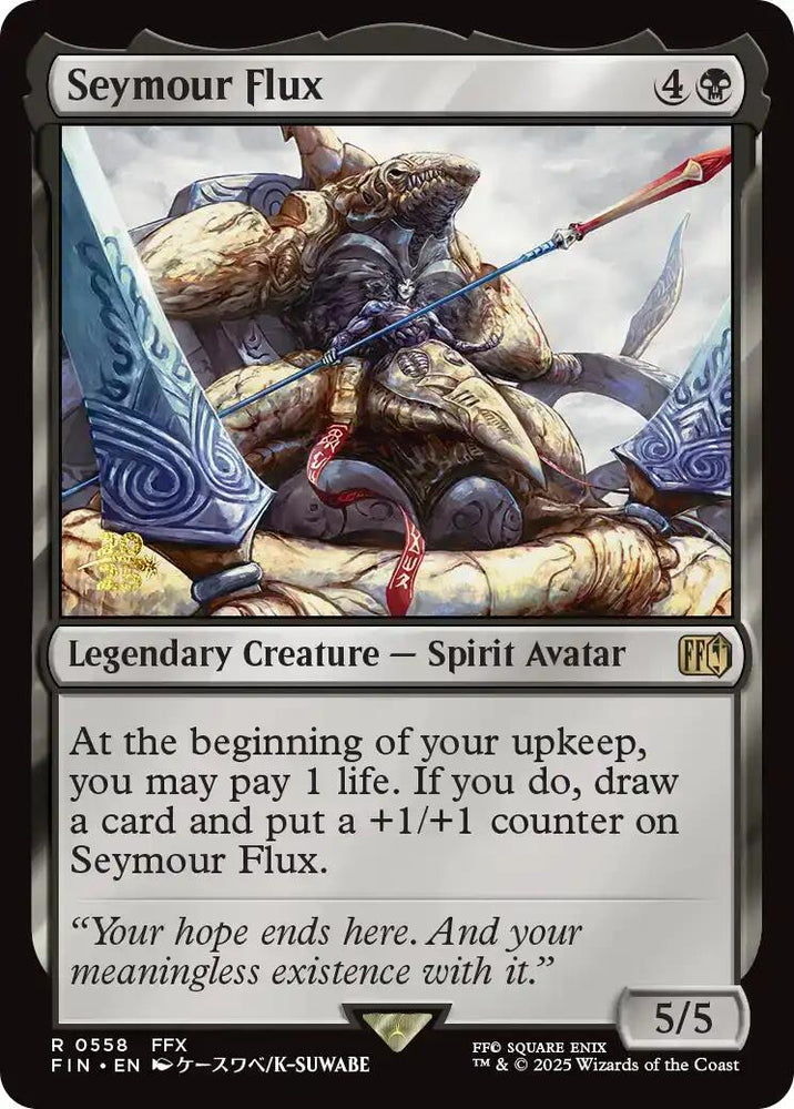 Seymour Flux [FINAL FANTASY Prerelease Promo] Magic: The Gathering