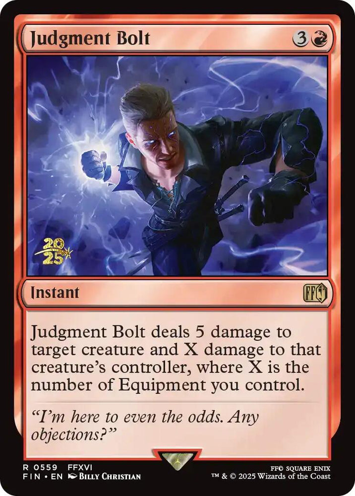 Judgment Bolt [FINAL FANTASY Prerelease Promo] Magic: The Gathering