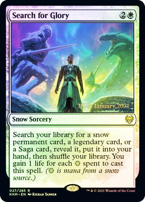 Search for Glory [Kaldheim Prerelease Promos] Magic: The Gathering