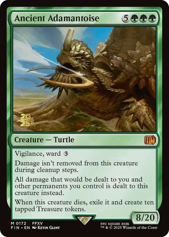 Ancient Adamantoise [FINAL FANTASY Prerelease Promo] Magic: The Gathering