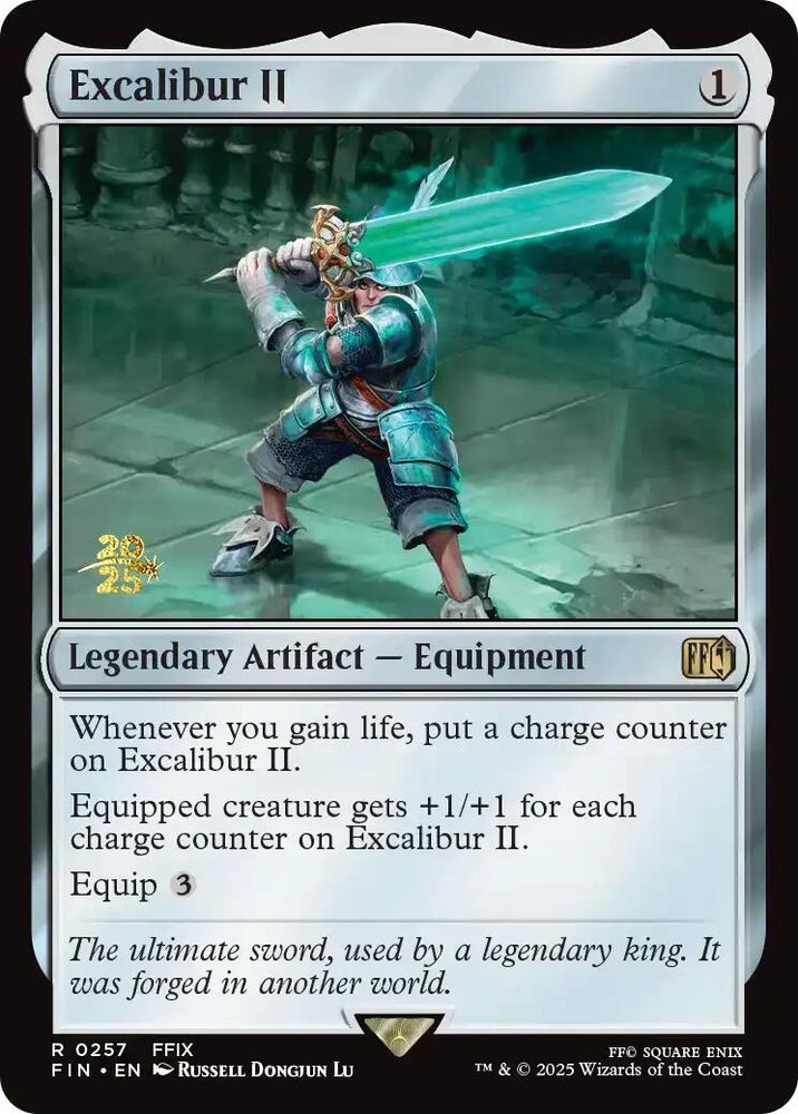 Excalibur II [FINAL FANTASY Prerelease Promo] Magic: The Gathering