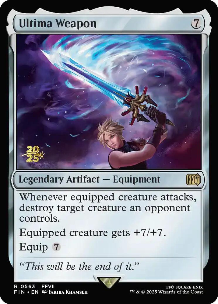 Ultima Weapon [FINAL FANTASY Prerelease Promo] Magic: The Gathering