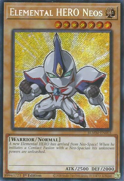 Elemental HERO Neos [BLMM-EN003] Secret Rare - Yugioh Cards For Your TCG Needs!