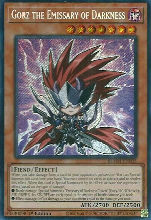 Gorz the Emissary of Darkness [BLMM-EN005] Secret Rare - Yugioh Cards For Your TCG Needs!