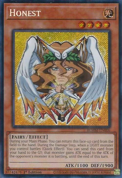 Honest [BLMM-EN006] Secret Rare - Yugioh Cards For Your TCG Needs!