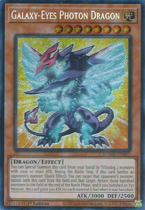 Galaxy-Eyes Photon Dragon [BLMM-EN007] Secret Rare - Yugioh Cards For Your TCG Needs!