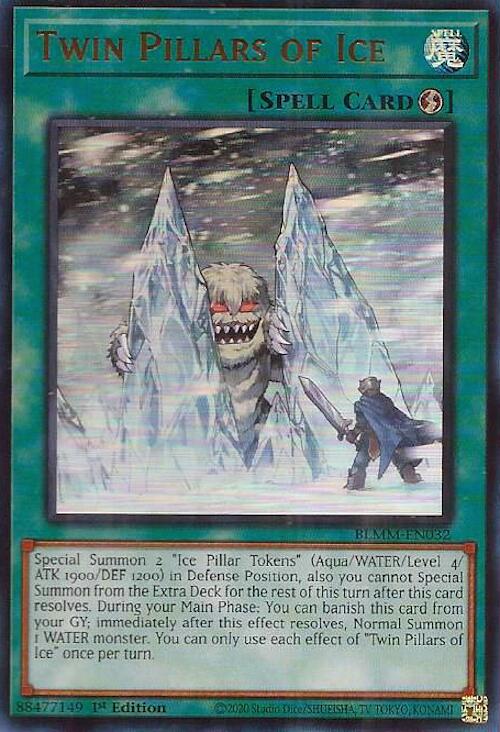 Twin Pillars of Ice [BLMM-EN032] Ultra Rare