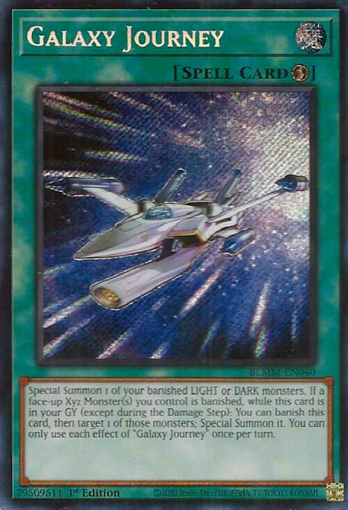 Galaxy Journey [BLMM-EN040] Secret Rare - Yugioh Cards For Your TCG Needs!