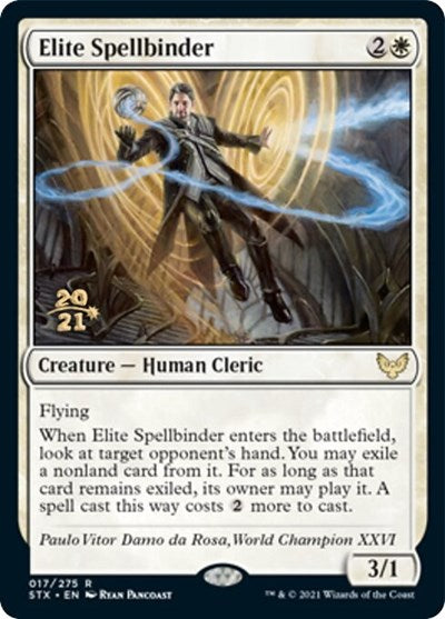 Elite Spellbinder [Strixhaven: School of Mages Prerelease Promos] Magic: The Gathering