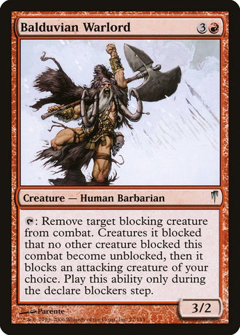 Balduvian Warlord [Coldsnap] Magic: The Gathering