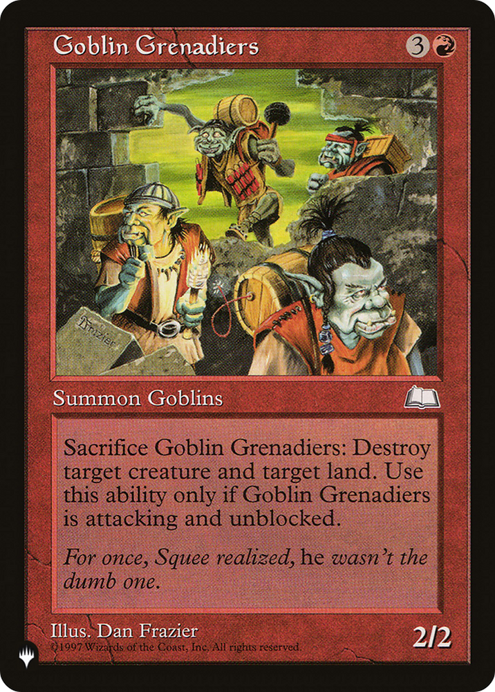 Goblin Grenadiers [The List] Magic: The Gathering