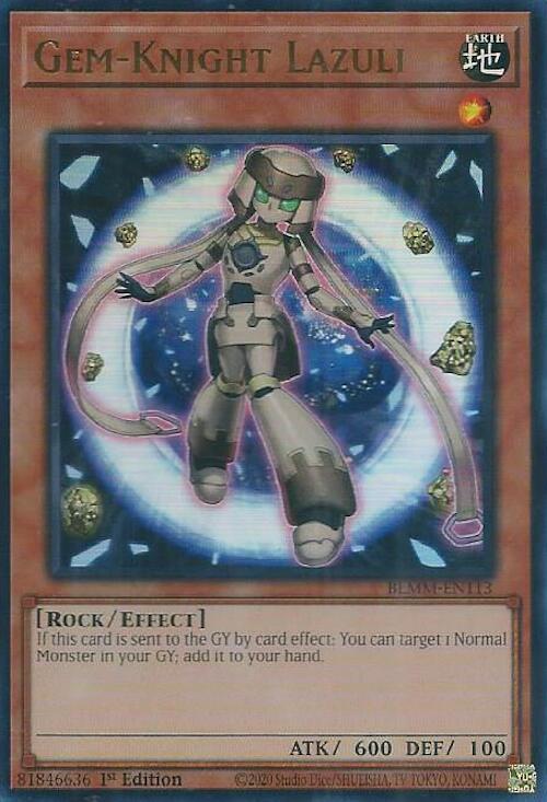 Gem-Knight Lazuli [BLMM-EN113] Ultra Rare Yu-Gi-Oh!