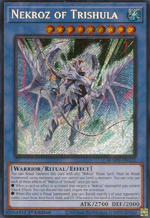 Nekroz of Trishula [BLMM-EN132] Secret Rare - Yugioh Cards For Your TCG Needs!