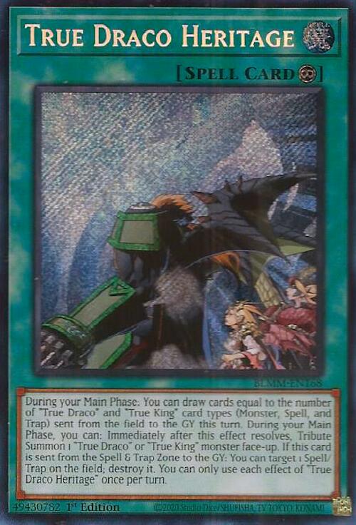 True Draco Heritage [BLMM-EN168] Secret Rare - Yugioh Cards For Your TCG Needs!