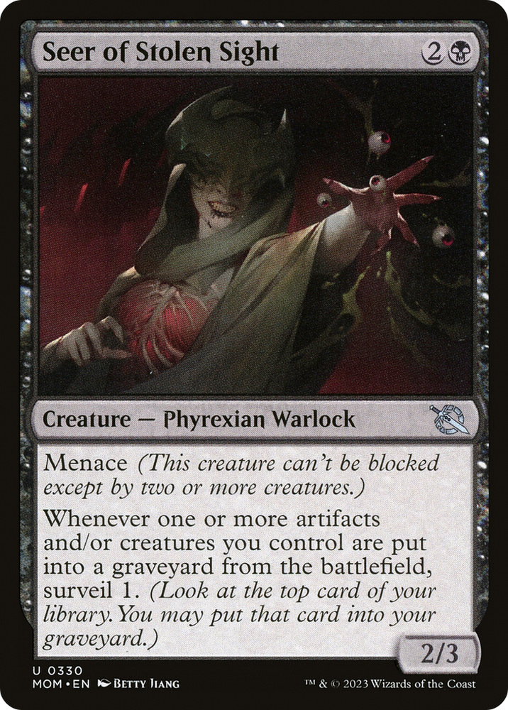 Seer of Stolen Sight [March of the Machine] Magic: The Gathering