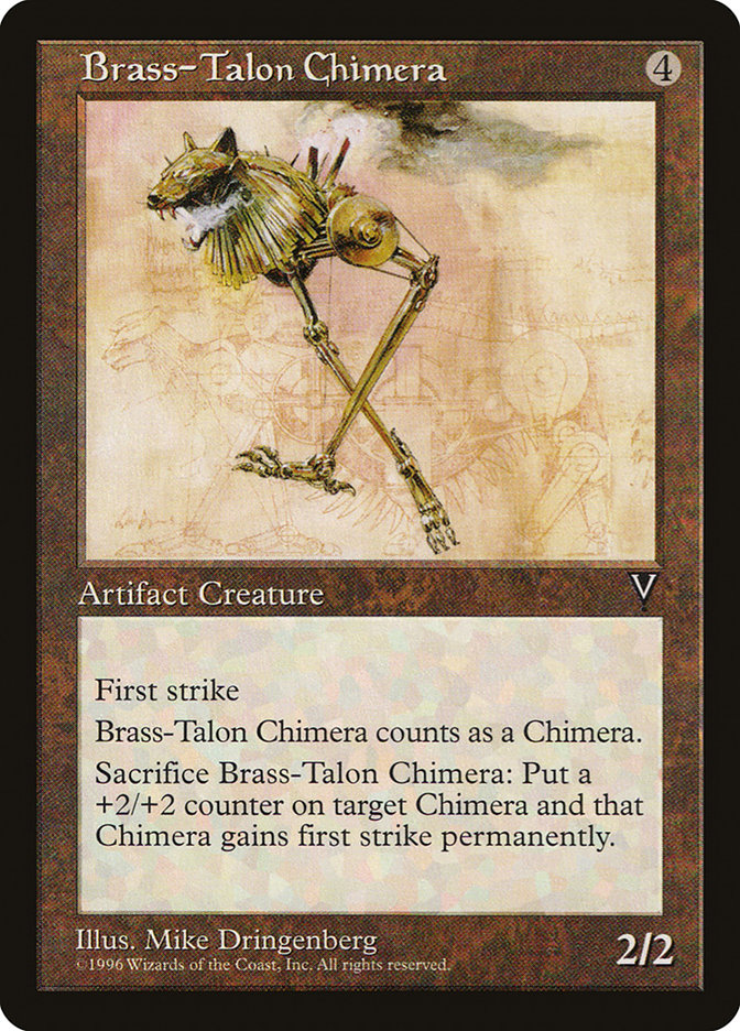 Brass-Talon Chimera [Visions] Magic: The Gathering