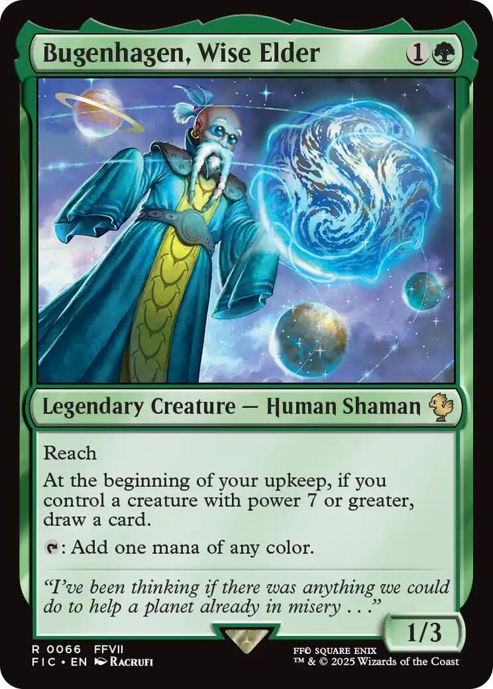 Bugenhagen, Wise Elder (Surge Foil) [FINAL FANTASY Commander] Magic: The Gathering