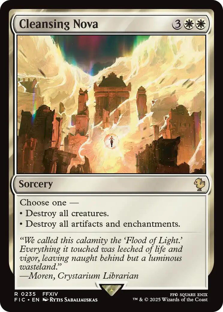 Cleansing Nova (Surge Foil) [FINAL FANTASY Commander] Magic: The Gathering
