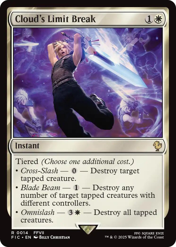 Cloud's Limit Break (Surge Foil) [FINAL FANTASY Commander] Magic: The Gathering