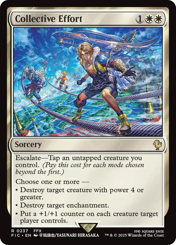 Collective Effort (Surge Foil) [FINAL FANTASY Commander] Magic: The Gathering