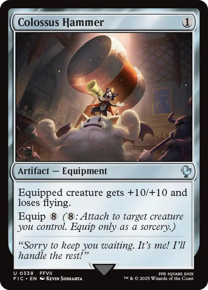 Colossus Hammer (Surge Foil) [FINAL FANTASY Commander] Magic: The Gathering