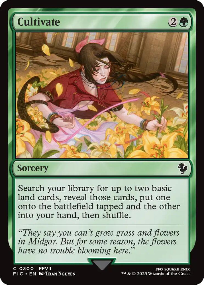 Cultivate (Surge Foil) [FINAL FANTASY Commander] Magic: The Gathering