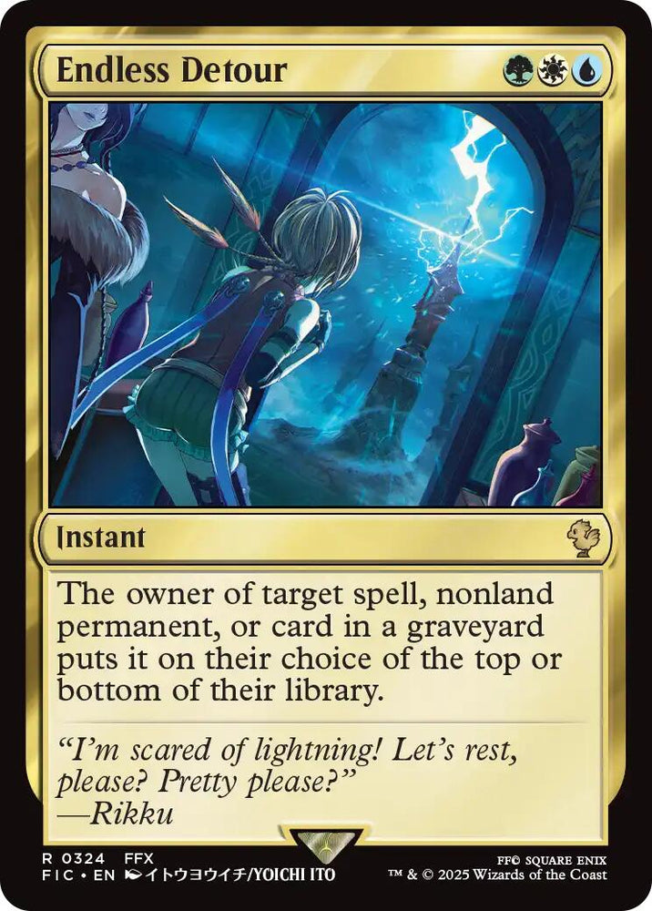 Endless Detour (Surge Foil) [FINAL FANTASY Commander] Magic: The Gathering