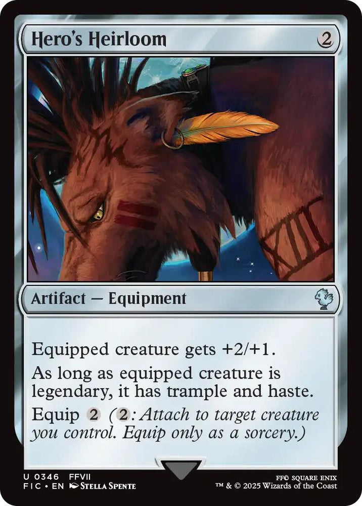 Hero's Heirloom (Surge Foil) [FINAL FANTASY Commander] Magic: The Gathering