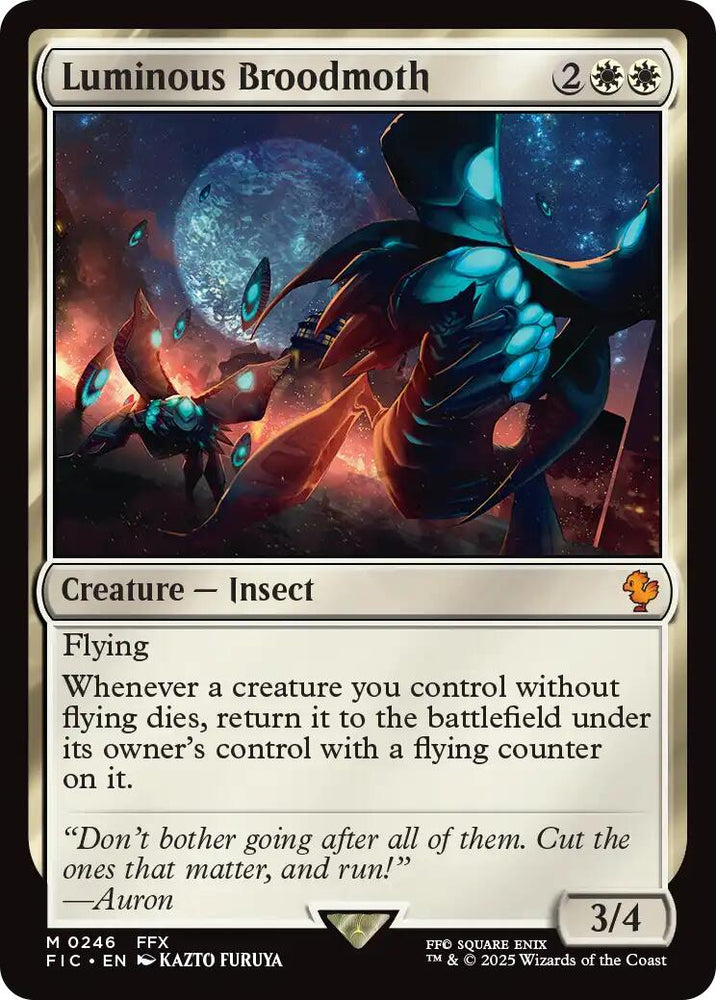 Luminous Broodmoth (Surge Foil) [FINAL FANTASY Commander] Magic: The Gathering
