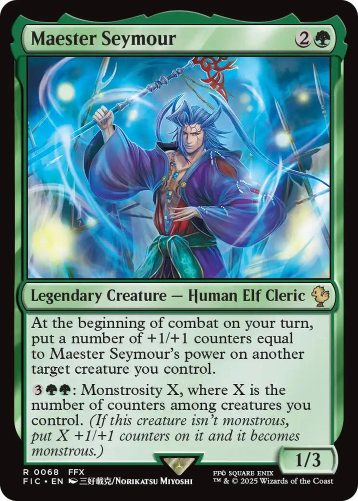 Maester Seymour (Surge Foil) [FINAL FANTASY Commander] Magic: The Gathering