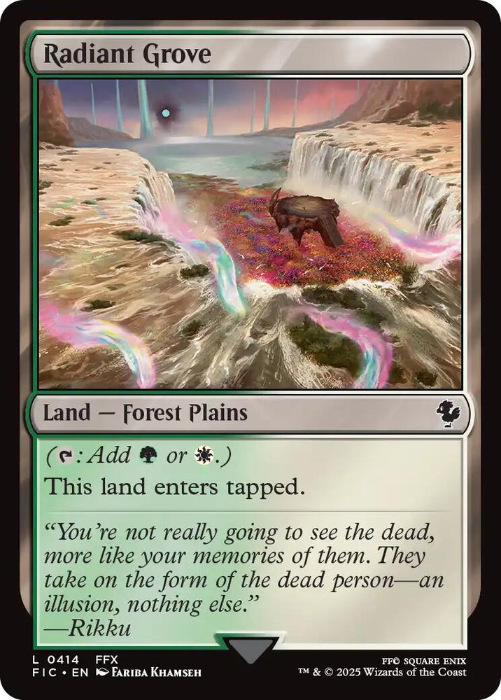 Radiant Grove (Surge Foil) [FINAL FANTASY Commander] Magic: The Gathering
