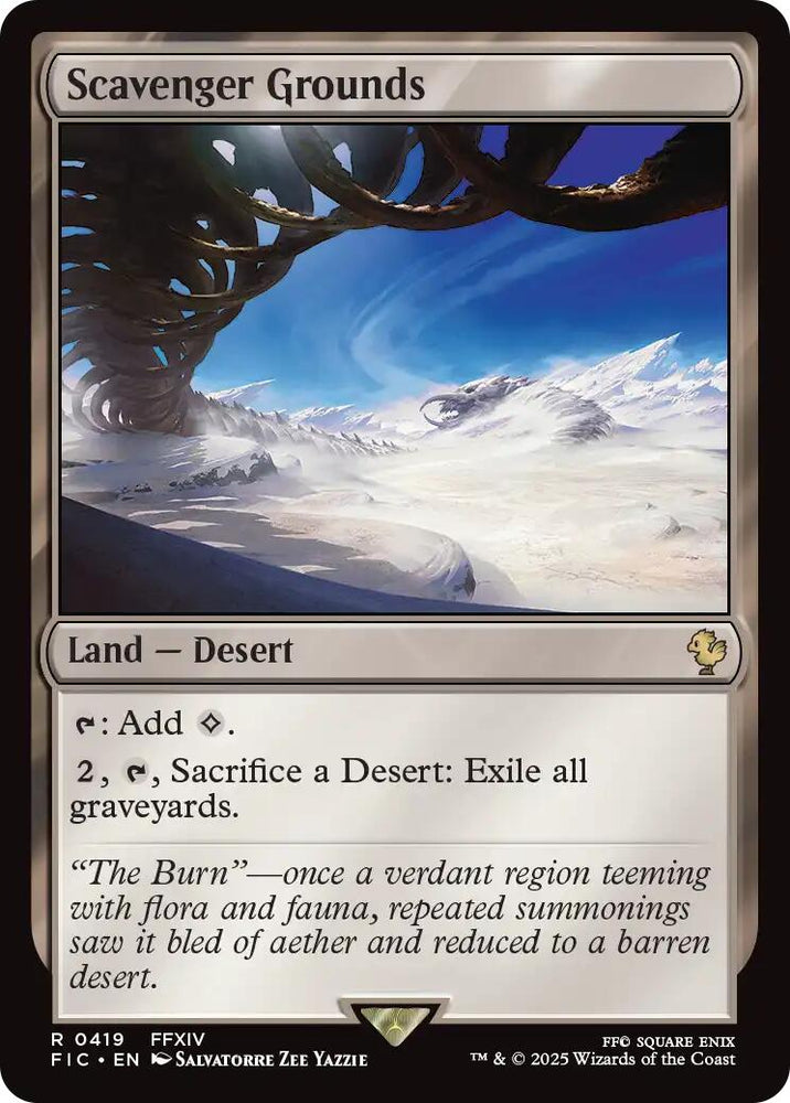 Scavenger Grounds (Surge Foil) [FINAL FANTASY Commander] Magic: The Gathering