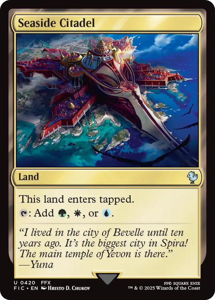 Seaside Citadel (Surge Foil) [FINAL FANTASY Commander] Magic: The Gathering