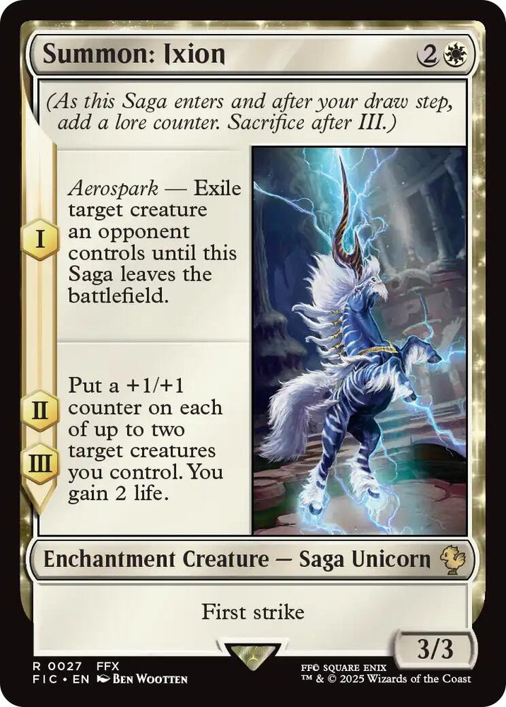 Summon: Ixion (Surge Foil) [FINAL FANTASY Commander] Magic: The Gathering