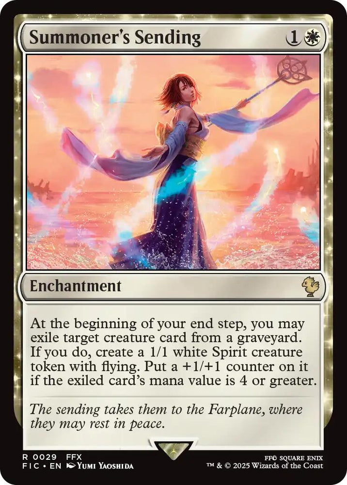 Summoner's Sending (Surge Foil) [FINAL FANTASY Commander] Magic: The Gathering