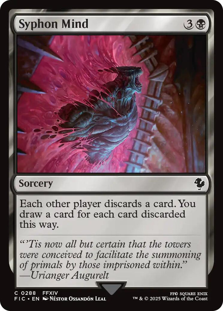 Syphon Mind (Surge Foil) [FINAL FANTASY Commander] Magic: The Gathering