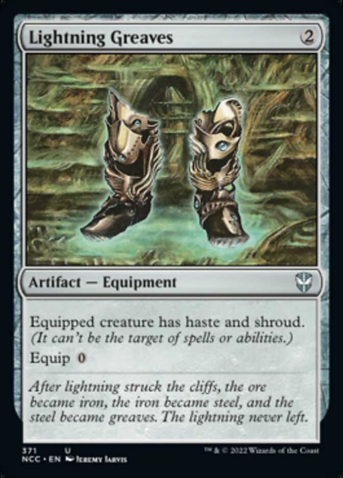 Lightning Greaves [Streets of New Capenna Commander] Magic: The Gathering
