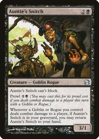 Auntie's Snitch [Modern Masters] Magic: The Gathering