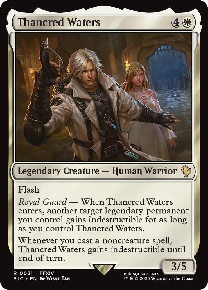 Thancred Waters (Surge Foil) [FINAL FANTASY Commander] Magic: The Gathering