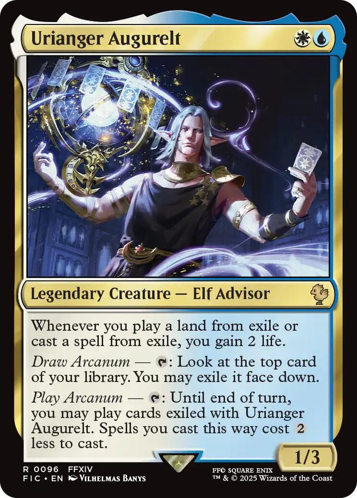 Urianger Augurelt (Surge Foil) [FINAL FANTASY Commander] Magic: The Gathering