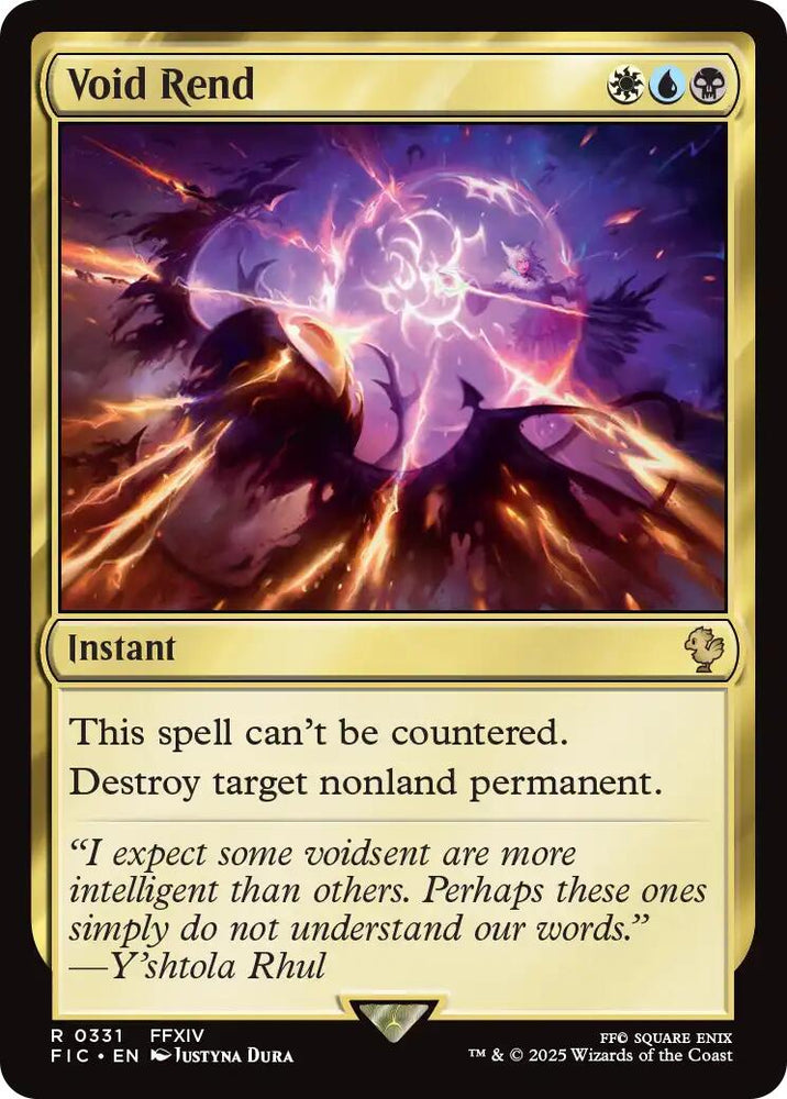 Void Rend (Surge Foil) [FINAL FANTASY Commander] Magic: The Gathering