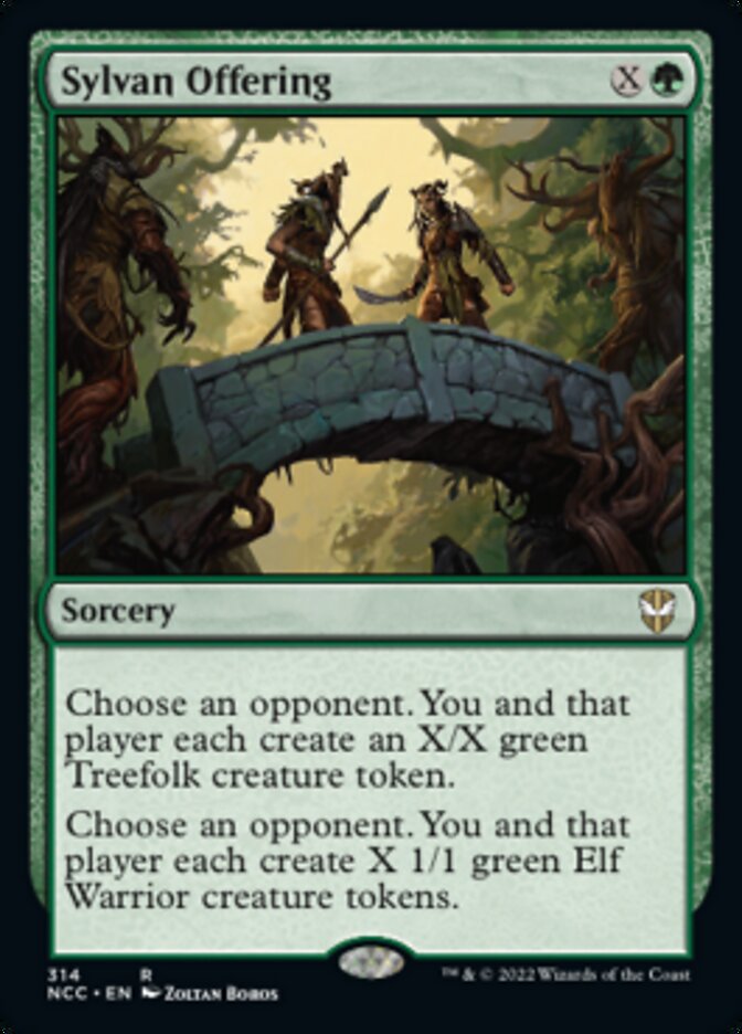 Sylvan Offering [Streets of New Capenna Commander] Magic: The Gathering