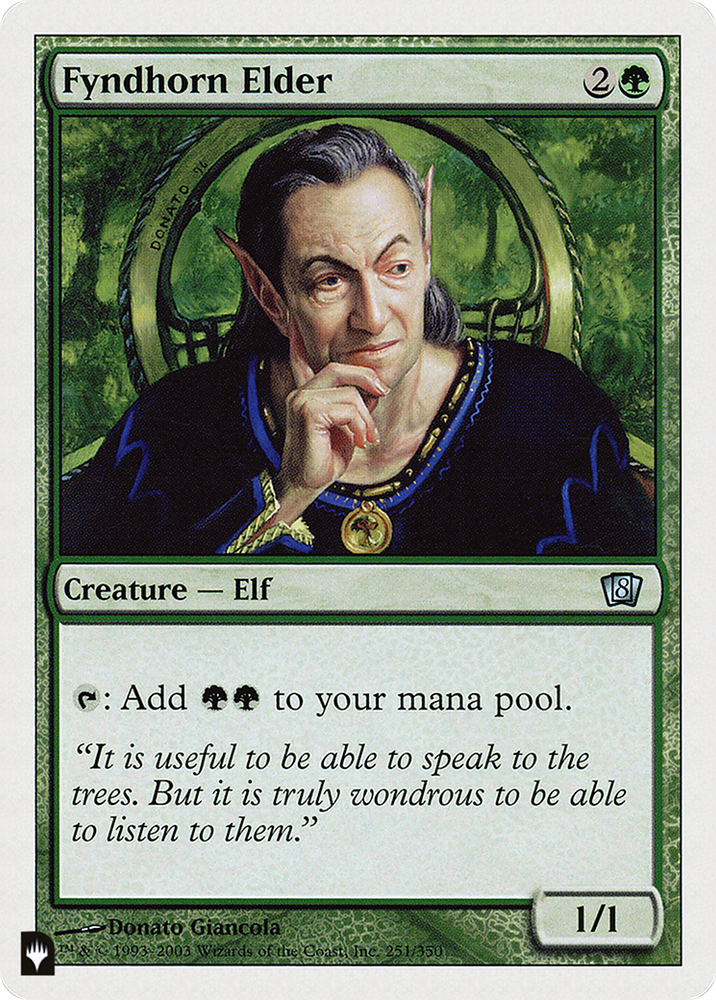 Fyndhorn Elder [The List] Magic: The Gathering