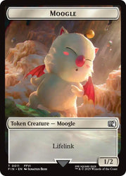 Moogle // Zombie Double-Sided Token [FINAL FANTASY Commander Tokens] Magic: The Gathering