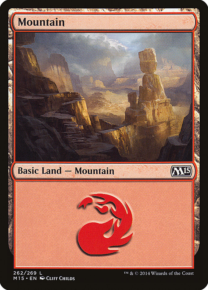 Mountain (262) [Magic 2015] Magic: The Gathering